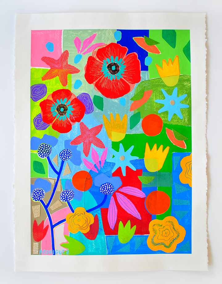 Spring Floral Study 3 - 22x30 ON PAPER