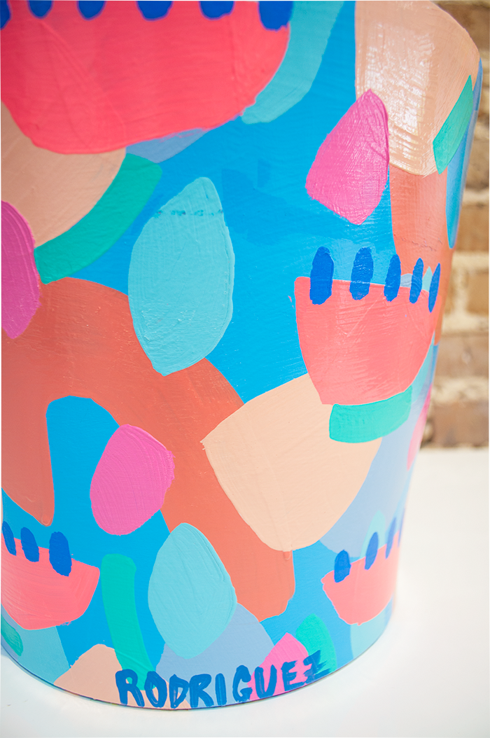 2 BEACH DAY - EXTRA LARGE ABSTRACT PLANTER