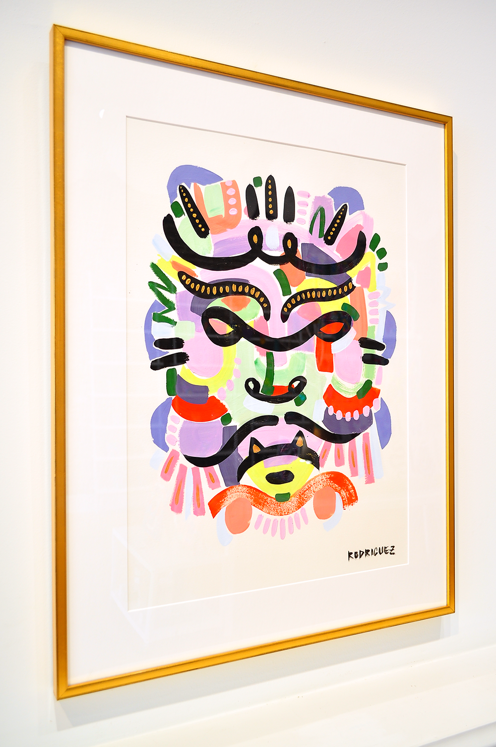 Beautiful Monster Arjun - 23x30 Framed Acrylic on Paper