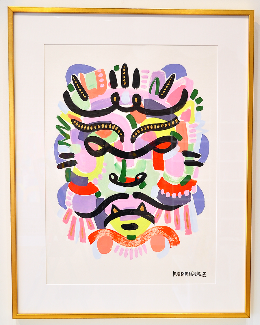 Beautiful Monster Arjun - 23x30 Framed Acrylic on Paper