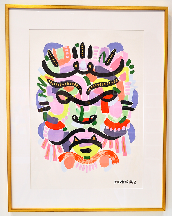 Beautiful Monster Arjun - 23x30 Framed Acrylic on Paper