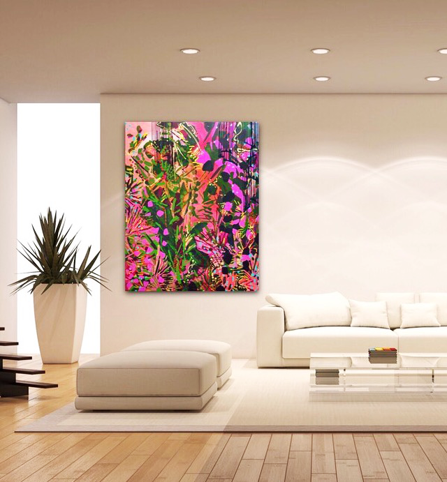 SLICE OF PARADISE 60X48 ON CANVAS